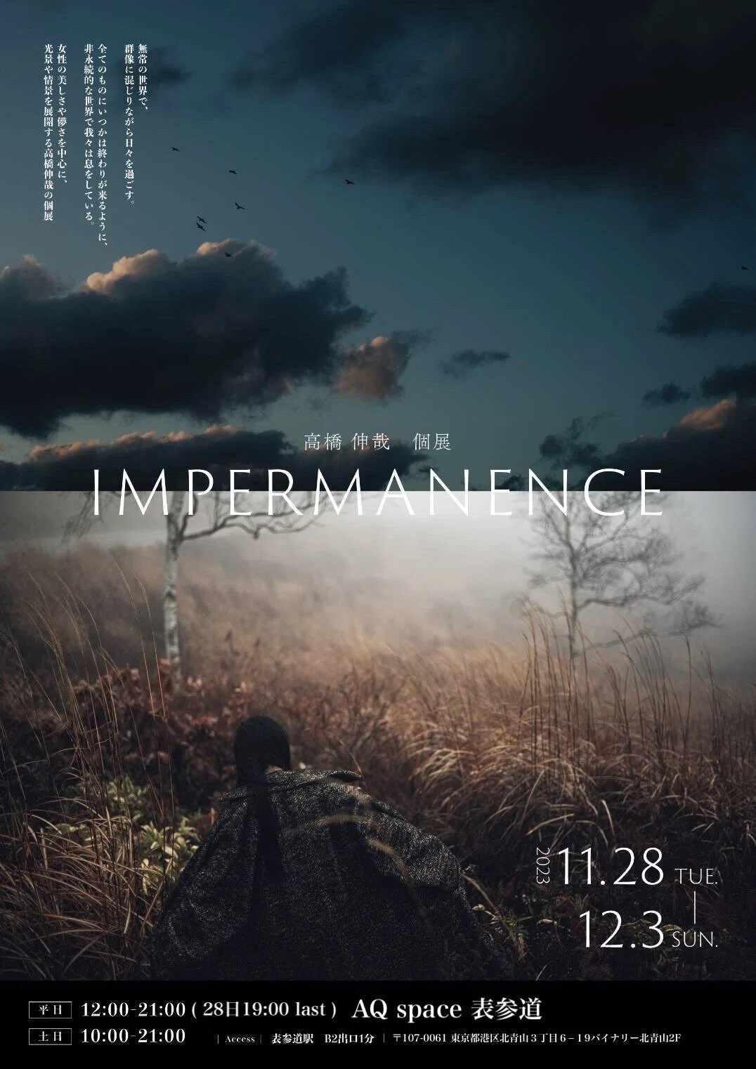 高橋伸哉 個展 IMPERMANENCE